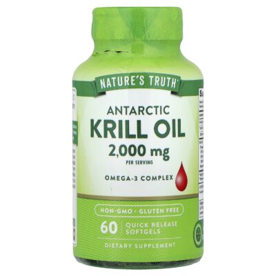 Nature's Truth روغن کریل - مکمل امگا-3 (60 سافت ژل) - تصویر 3