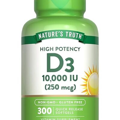 Nature's Truth D3 10,000 IU – 100 Softgels | ویتامین D3 - تصویر 4