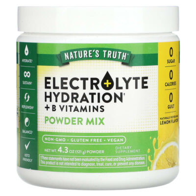 Nature's Truth Electrolyte Hydra Powder (4.3 oz) – پودر الکترولیت هیدرا - تصویر 3