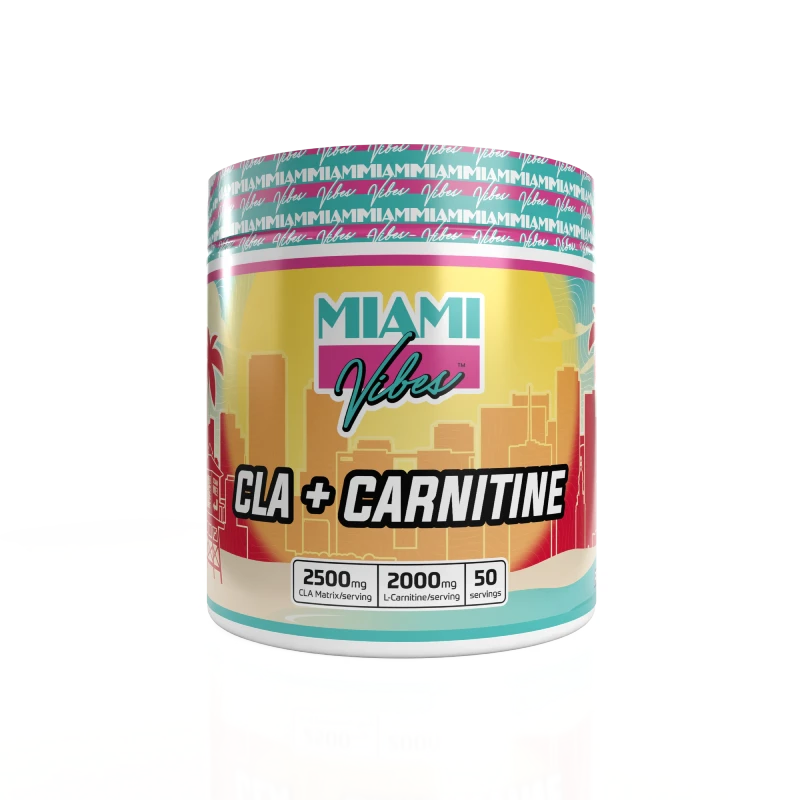 image_3.webp MIAMI Vibes CLA + L-Carnitine (300 گ) – مکمل CLA و L-Carnitine برای متابولیسم چربی و انرژی - تصویر 1
