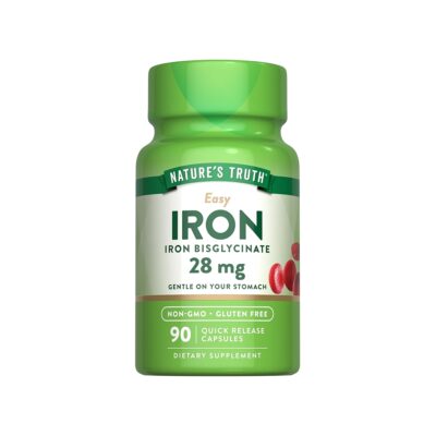 Nature's Truth Gentle Iron 28mg – 90 کپسول | مکمل آهن - تصویر 3