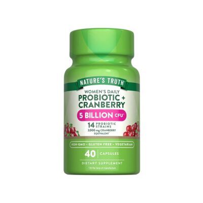 Nature's Truth Woman Probiotic Cranberry – پروبیوتیک بانوان با کران بری (40 کپسول) - تصویر 4