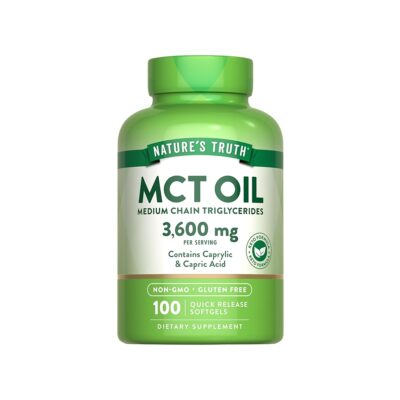 Nature's Truth MCT Oil 3600mg – 100 Softgels - تصویر 4