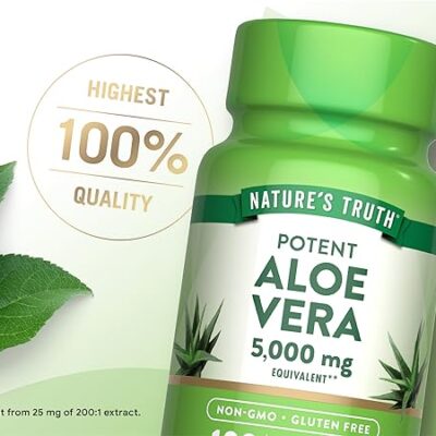 Nature's Truth آلوئه ورا Softgels – ۱۰۰ عدد - تصویر 5