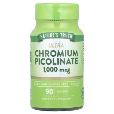 Nature's Truth Chromium Picolinate 1000 mcg – 90 Tablets - تصویر 4