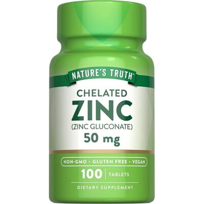 Nature's Truth زینک 50 میلی‌گرم — 100 قرص | مکمل معدنی - تصویر 3