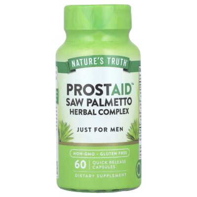 Nature's Truth Saw Palmetto Herbal Complex – 120 کپسول | مکمل گیاهی پروستات - تصویر 4