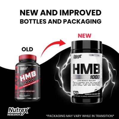 Nutrex HMB 1000 (120 کپسول) – مکمل HMB برای حفظ توده عضلانی - تصویر 3
