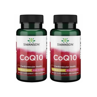SWANSON CoQ10 High Potency 100 mg – 50 Softgels | کوآنزیم Q10 با قدرت بالا 100 mg
