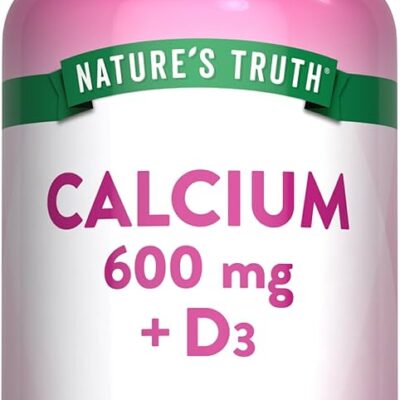 Nature's Truth کلسیم 600mg + D3 - 60 Caplets - تصویر 7