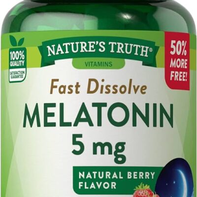Nature's Truth ملاتونین 5mg – 90 قرص | مکمل خواب - تصویر 3