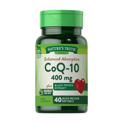 Nature's Truth CoQ-10 400mg – 40 Softgels | کوآنزیم Q10 - تصویر 4