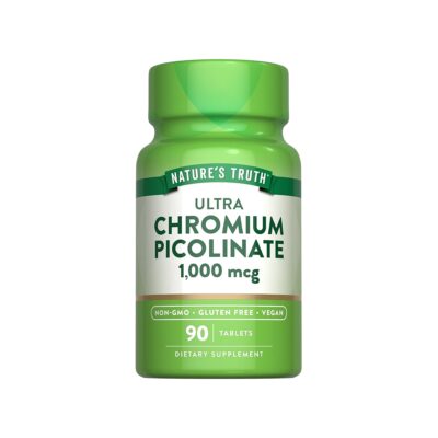 Nature's Truth Chromium Picolinate 1000 mcg – 90 Tablets - تصویر 5