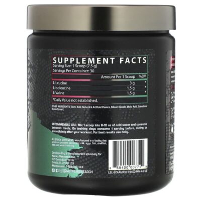 Nutrex BCAA 5000 - مکمل آمینو اسید شاخه دار (240 کپسول) - تصویر 4