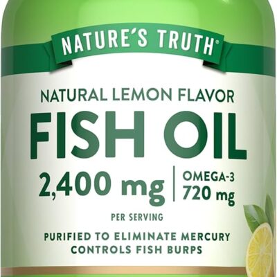 Nature's Truth روغن ماهی 2400mg - 90 کپسول نرم | مکمل امگا-3 - تصویر 7