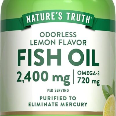 Nature's Truth روغن ماهی 2400mg – 250 کپسول نرم | مکمل امگا-3 - تصویر 4