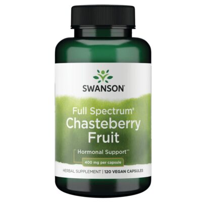 Swanson Chasteberry Fruit 400mg (120 VEGAN CAPS)