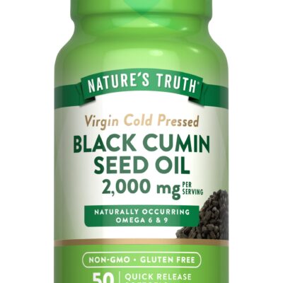 Nature's Truth روغن دانه سیاه – 50 کپسول نرم ژلاتینی - تصویر 7