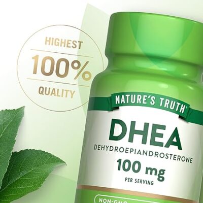 Nature's Truth DHEA 50mg - 60 کپسول | مکمل هورمونی پیش‌ساز - تصویر 6