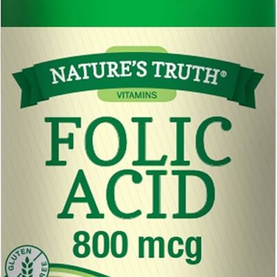 Nature's Truth Folic Acid 800 mcg – 250 Tablets | فولات ویتامین B9 - تصویر 4