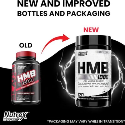 Nutrex HMB 1000 (120 کپسول) – مکمل HMB برای حفظ توده عضلانی - تصویر 4