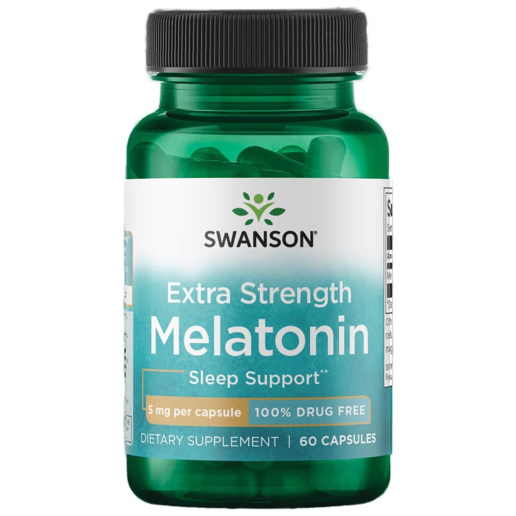 image_7-45.jpeg SWANSON Extra Strength Melatonin 5 mg – 60 کپسول | ملاتونین با قدرت بالا - تصویر 1