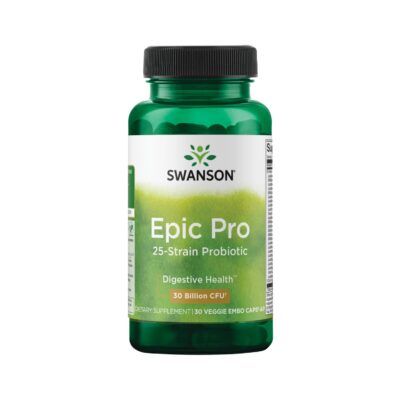 SWANSON Epic Pro 25-Strain پروبیوتیک – 30 کپسول وگان