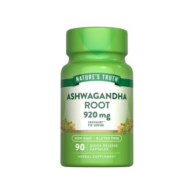 Nature's Truth Ashwagandha Root – 90 کپسول | مکمل گیاهی - تصویر 4