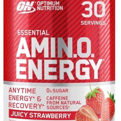 Optimum Nutrition Amino Energy - مکمل آمینواسید انرژی با کافئین (30 سروینگ) | قبل از تمرین - تصویر 5
