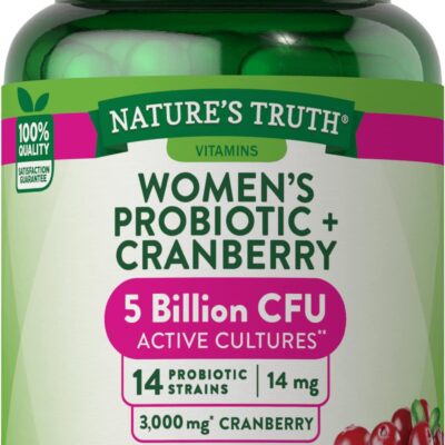 Nature's Truth Woman Probiotic Cranberry – پروبیوتیک بانوان با کران بری (40 کپسول) - تصویر 5