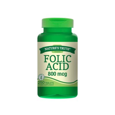 Nature's Truth Folic Acid 800 mcg – 250 Tablets | فولات ویتامین B9 - تصویر 5
