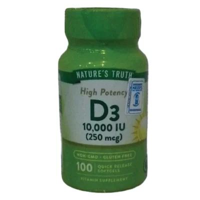 Nature's Truth D3 10,000 IU – 100 Softgels | ویتامین D3 - تصویر 7