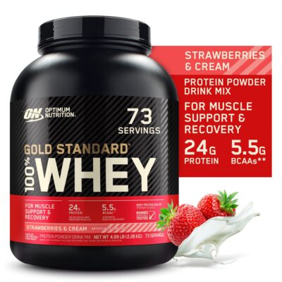 Optimum Nutrition Whey Gold Standard (5LB) — پروتئین وی استاندارد طلایی - تصویر 4
