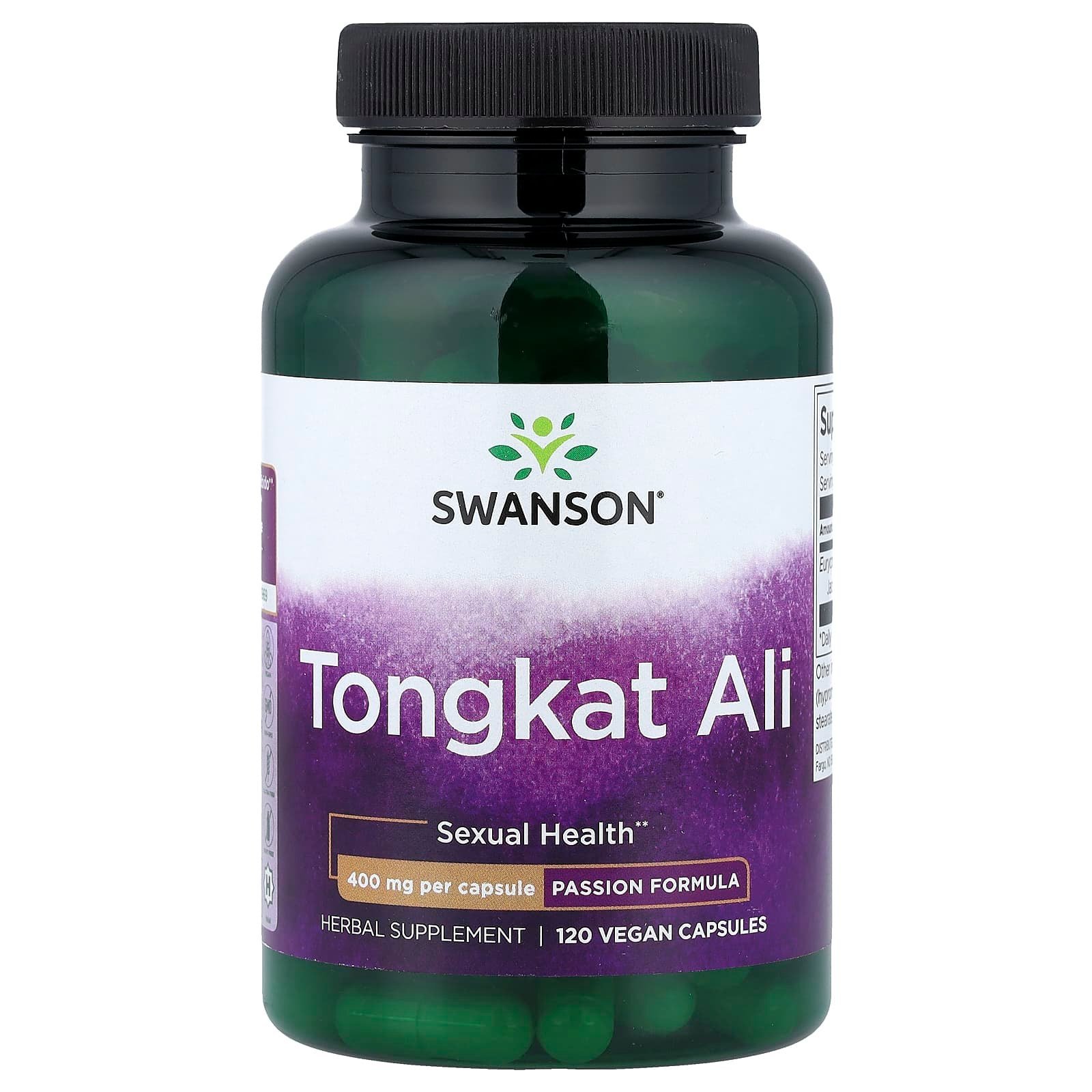 image_9-47.jpeg SWANSON Passion Tongkat Ali 400mg – 120 کپسول وگان - تصویر 1