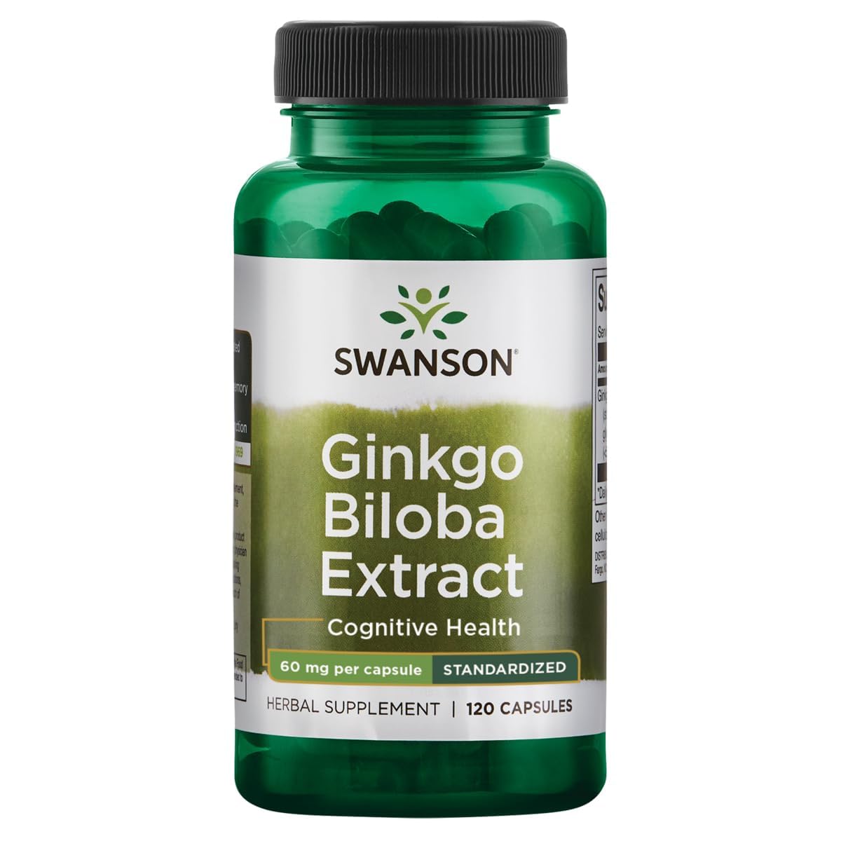 image_9-54.jpeg Swanson Ginkgo Biloba Extract 60 mg – استاندارد شده (120 کپسول) | مکمل گیاهی سلامت مغز - تصویر 1